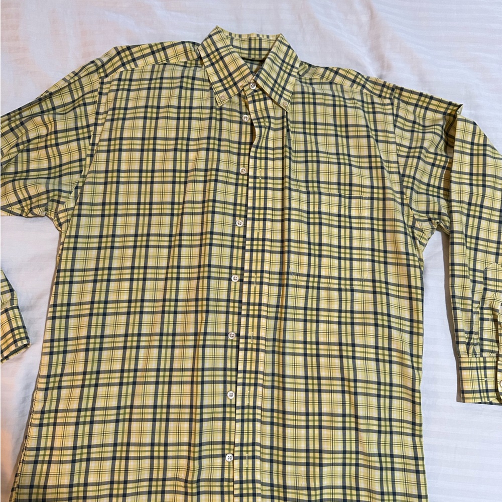 Vintage Perfect Condition Burberry London Striped Men's Button-Down Shirt